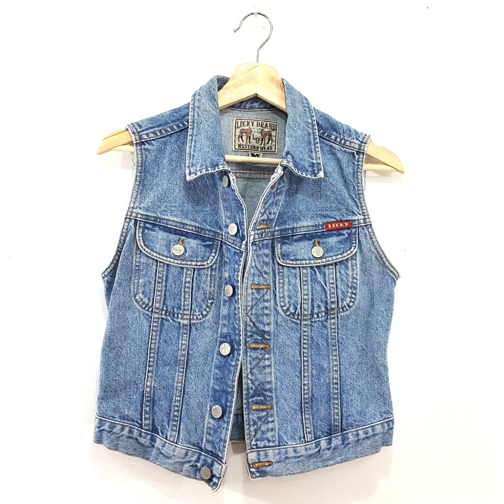 《Lucky Brand》Denim jeans vest M